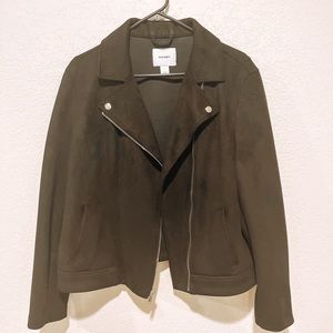 Black Suade Motor Jacket